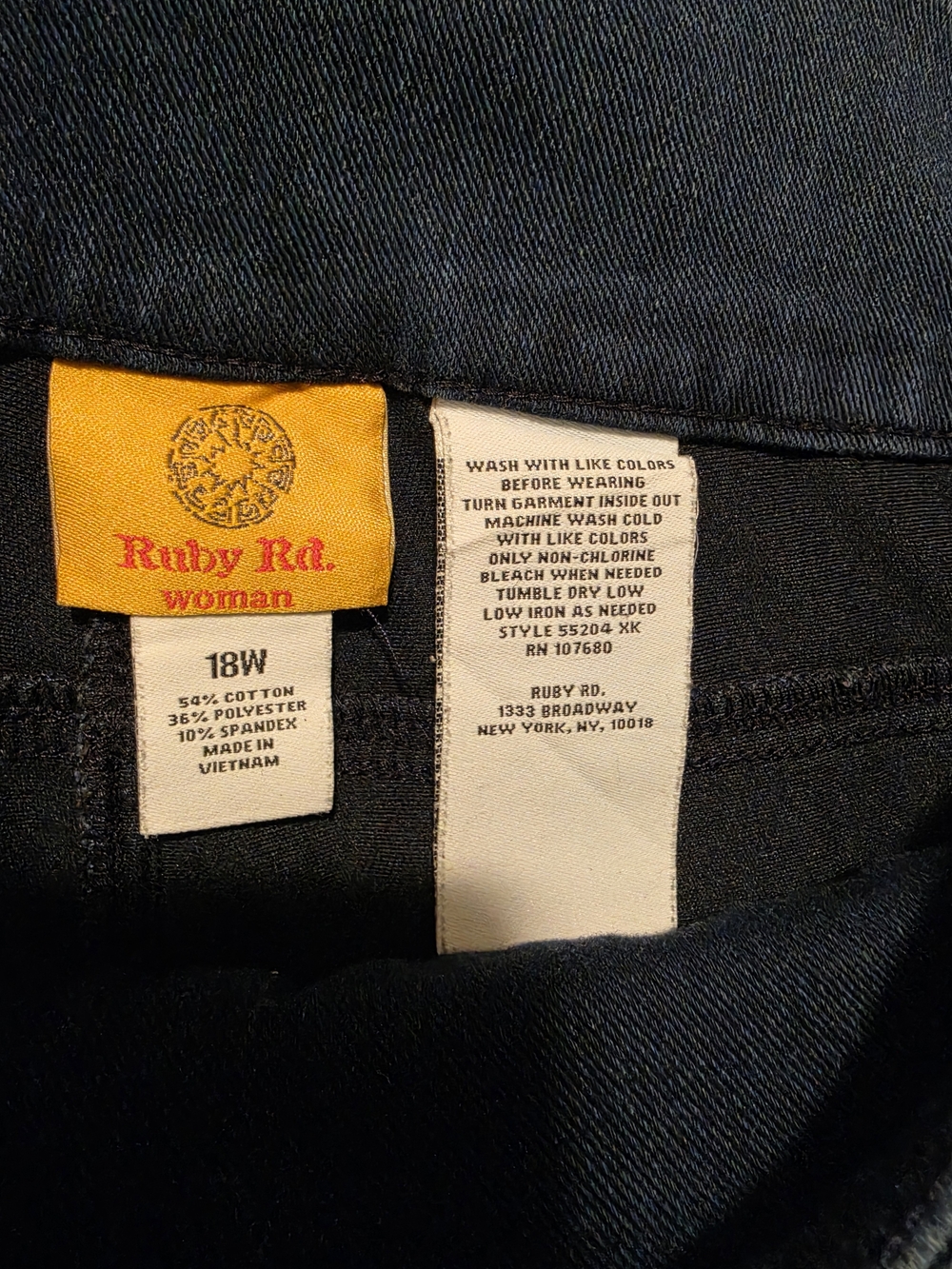 Ruby Rd. Blue Pull-On Jeggings - Picture 7 of 7